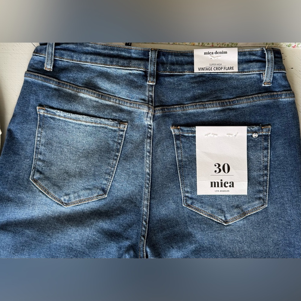 Mica Super High Vintage Crop Flare Jeans 💙 - Picture 7 of 7
